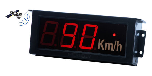Velocímetro de 3 digitos satelital